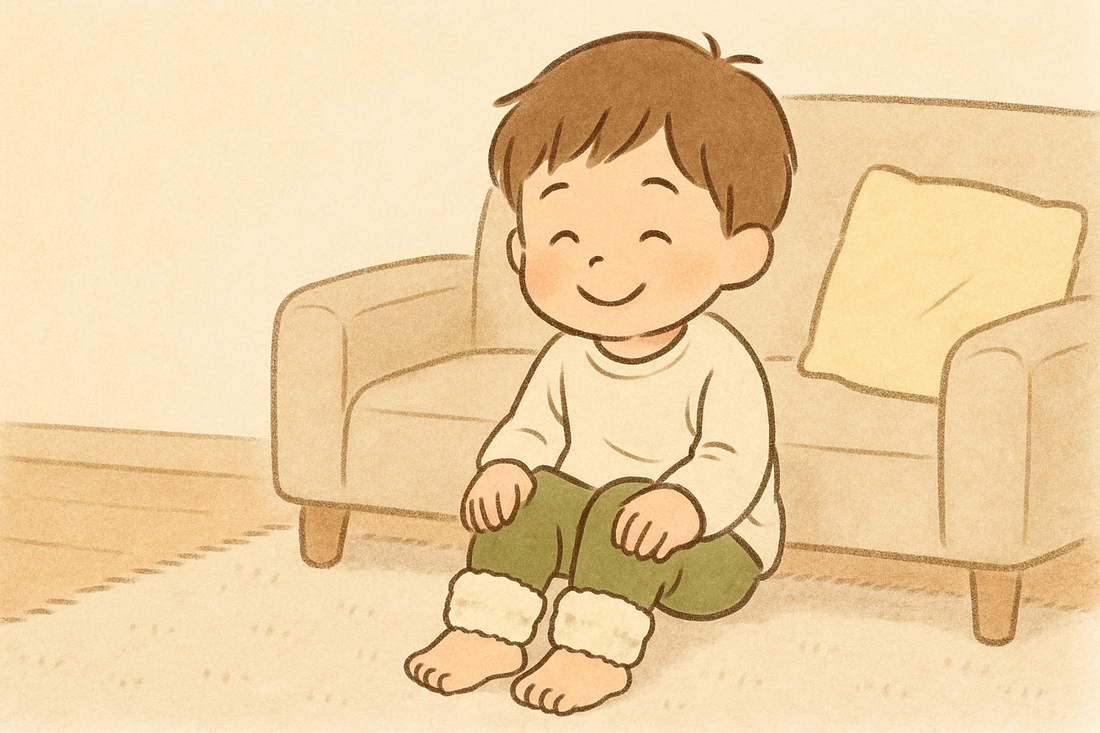 親子でお揃い足首ウォーマー♪